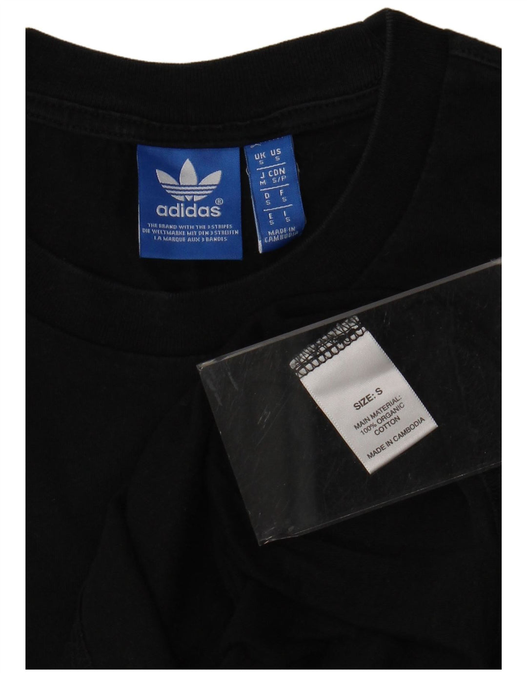 Tricou grafic ADIDAS pentru bărbați Top mic bumbac negru