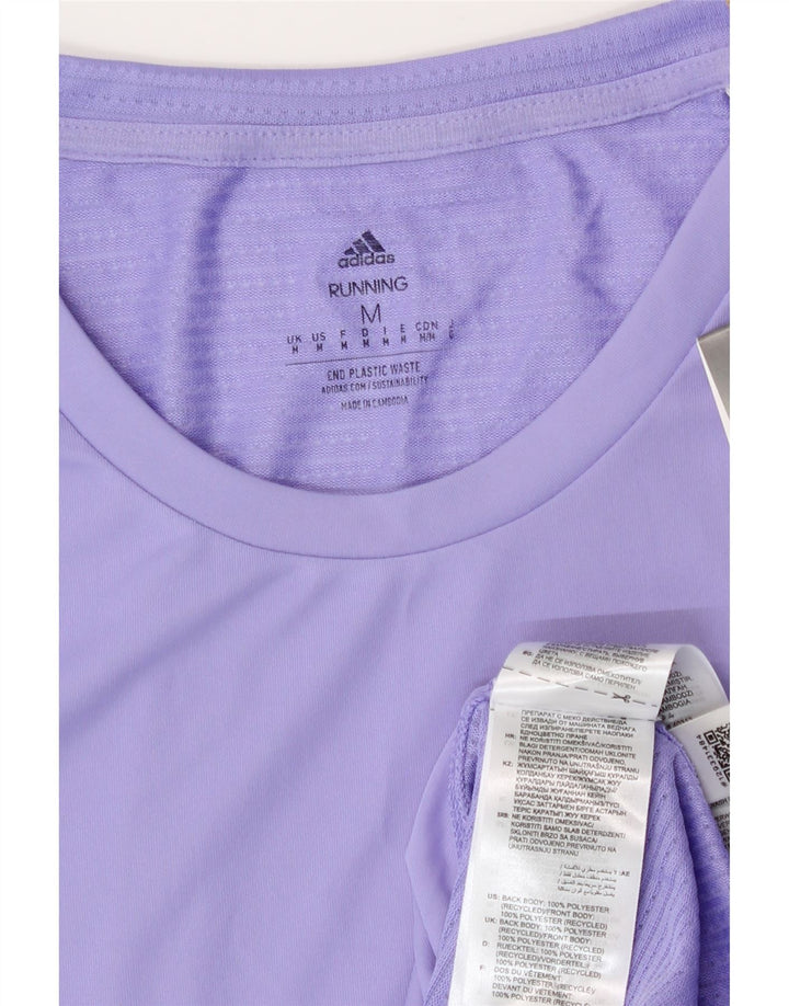 Tricou pentru bărbați Adidas Aeroready Top Medium Purple Poliester