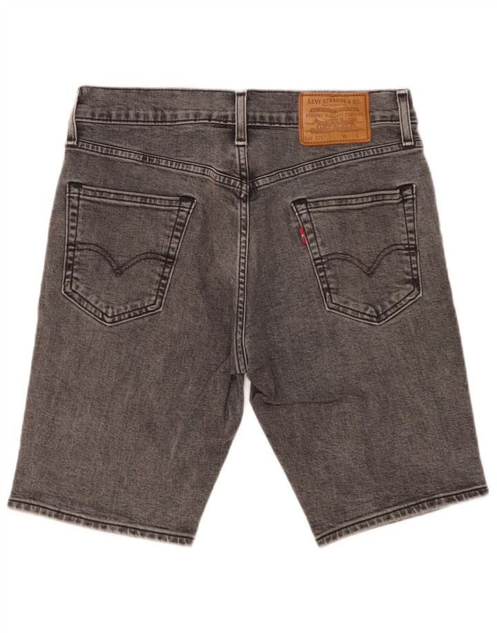 Pantaloni scurți din blugi 511 pentru bărbați LEVI'S W29 bumbac gri mediu