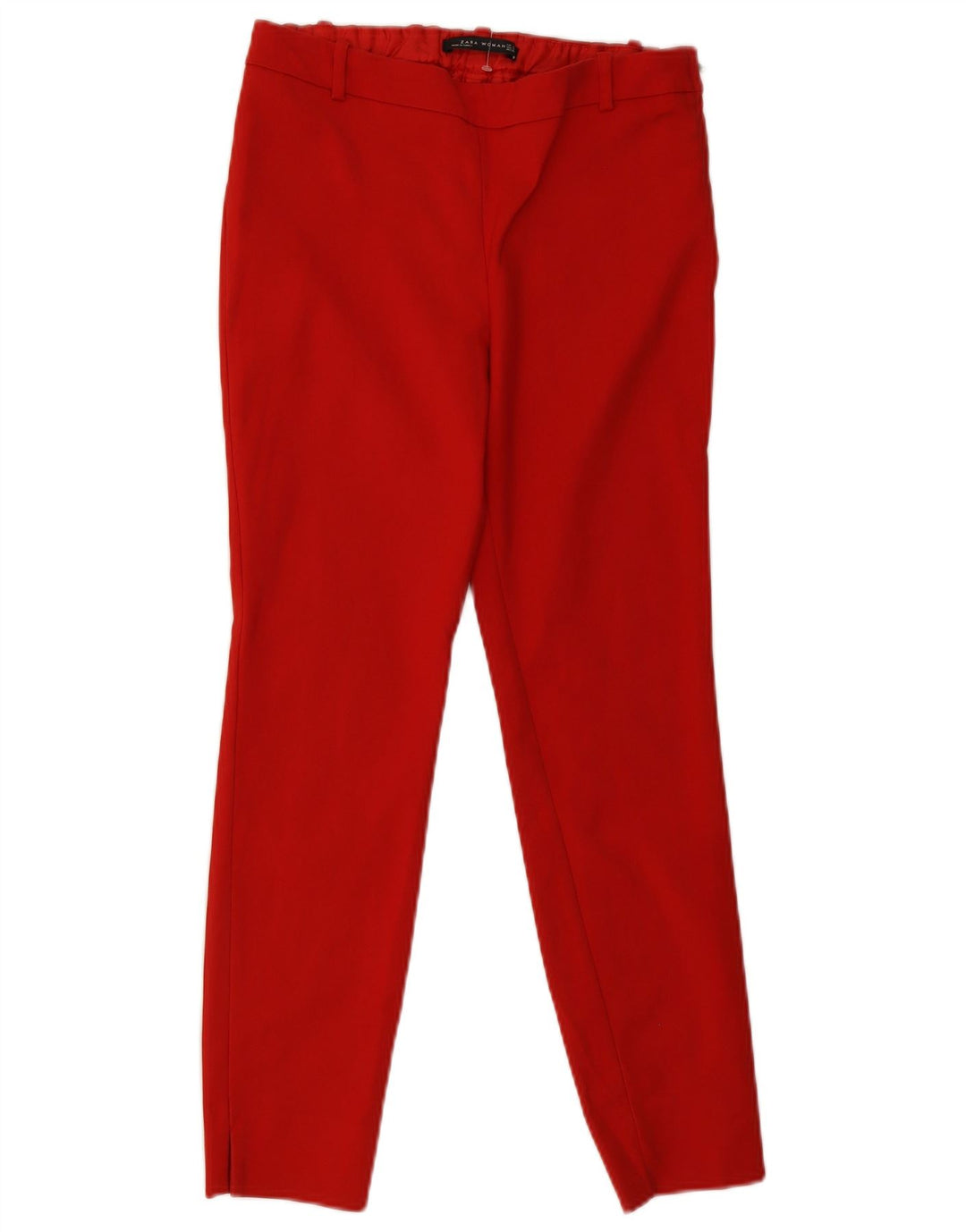 Pantaloni casual subțiri pentru femei Zara Mici L26 L26 Roșii