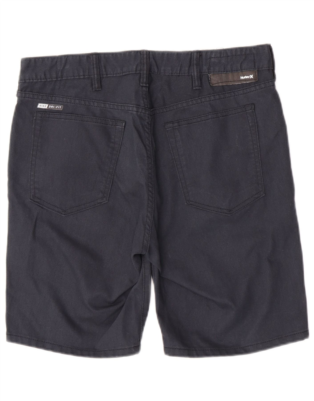 Pantaloni scurți casual pentru bărbați Hurley W32, bumbac, albastru bleumarin mediu