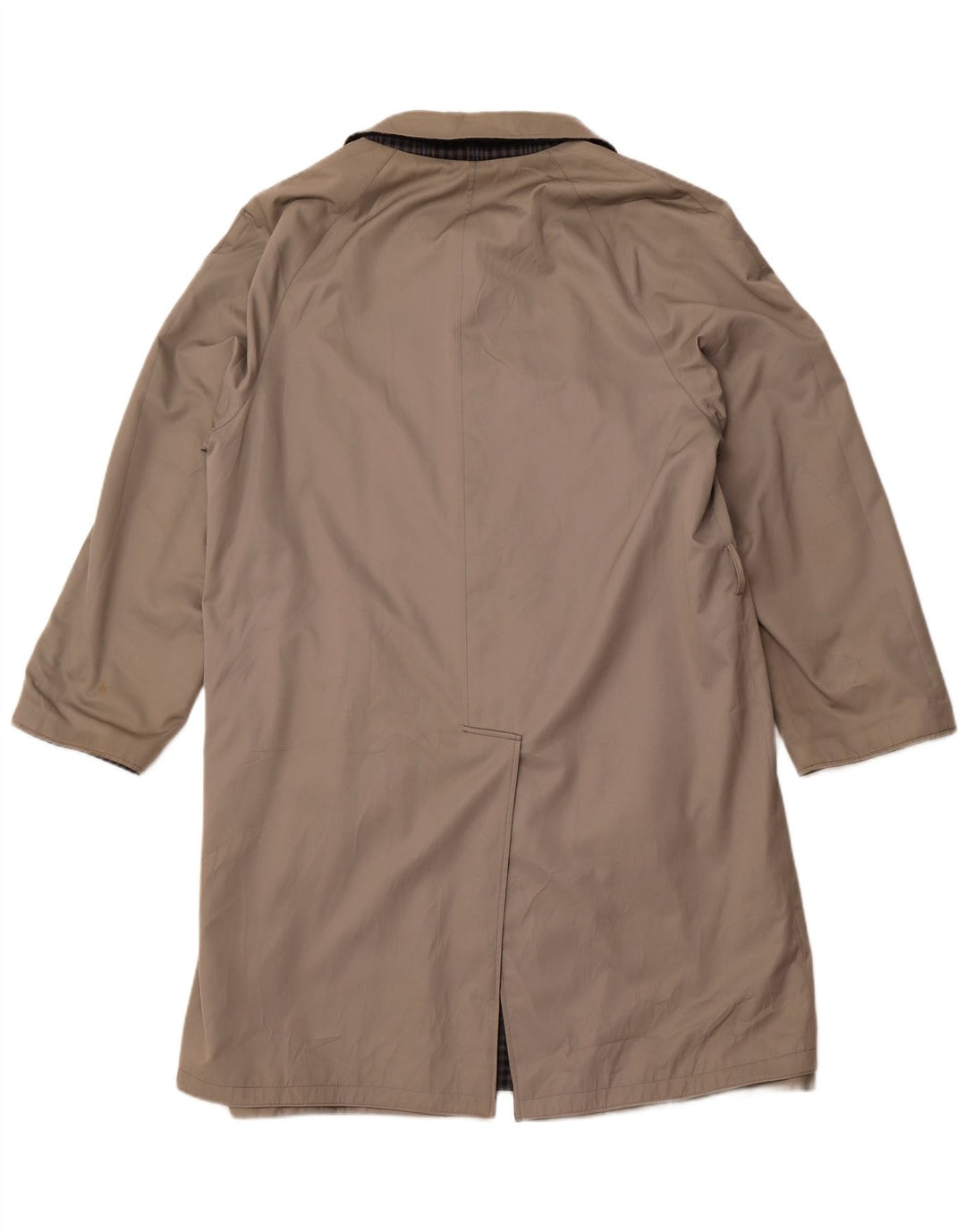 Trench reversibil pentru bărbați DIOLEN UK 40 mare, gri poliester cu carouri