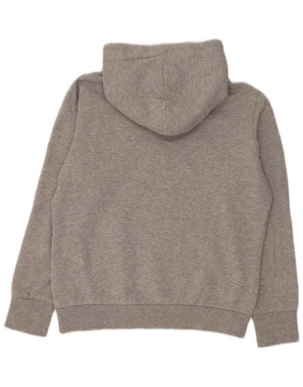 Pulover Superdry pentru damă, cu grafică, UK 12, bumbac, gri mediu