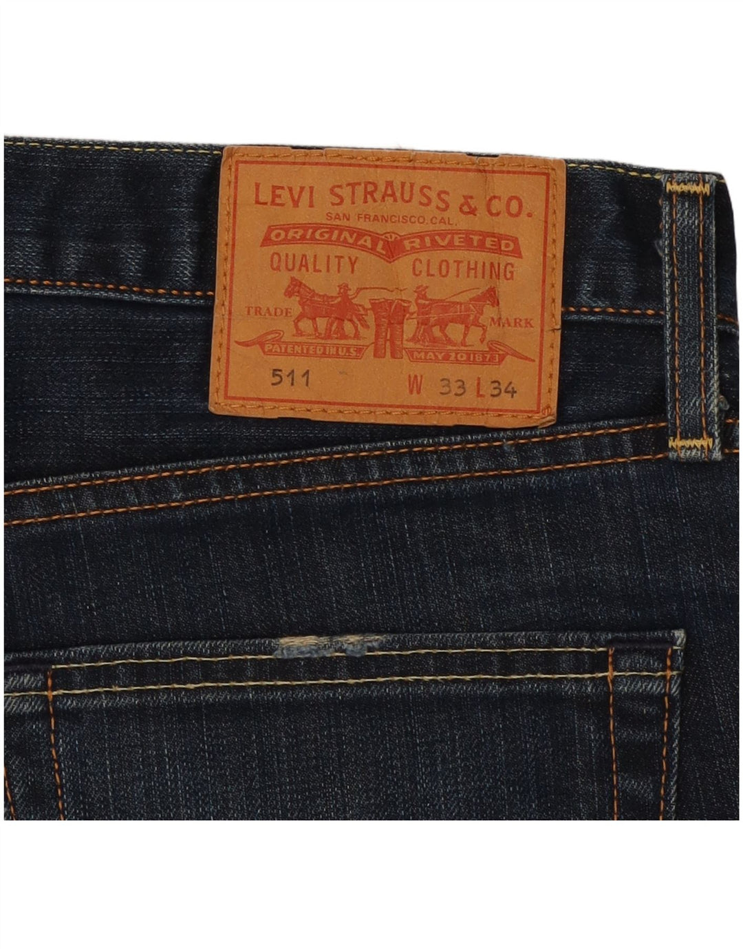 Blugi 511 Slim LEVI'S pentru bărbați W33 L28 Albastru