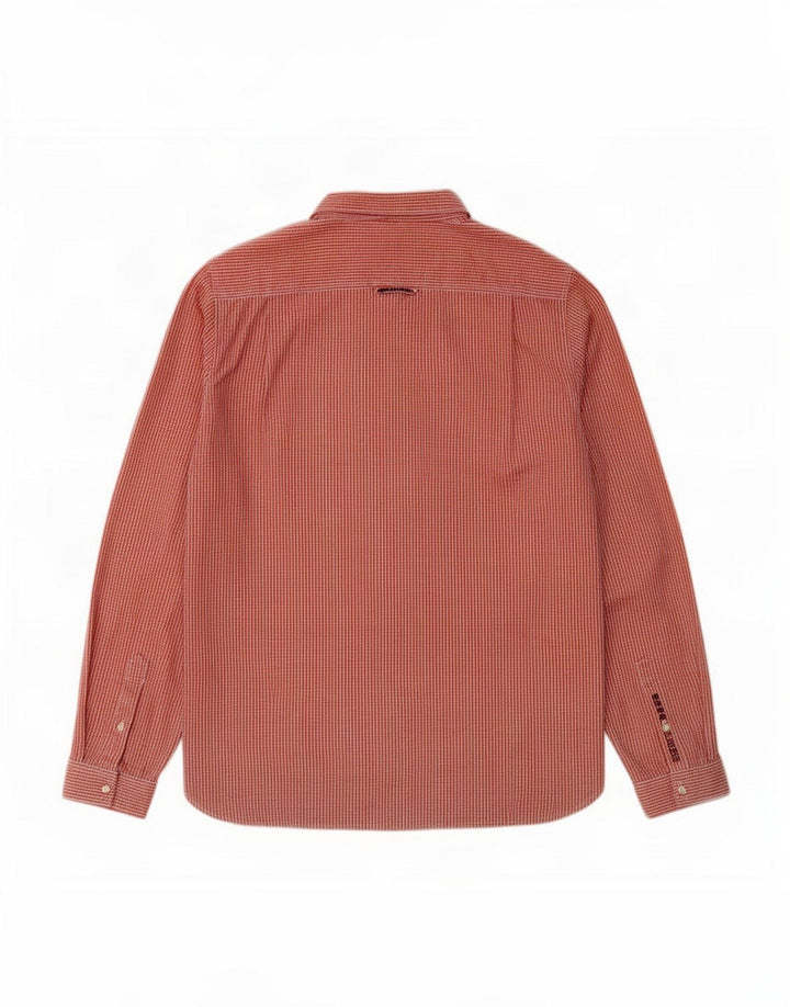 Cămașă pentru bărbați Superdry 2XL, bumbac vichy roșu