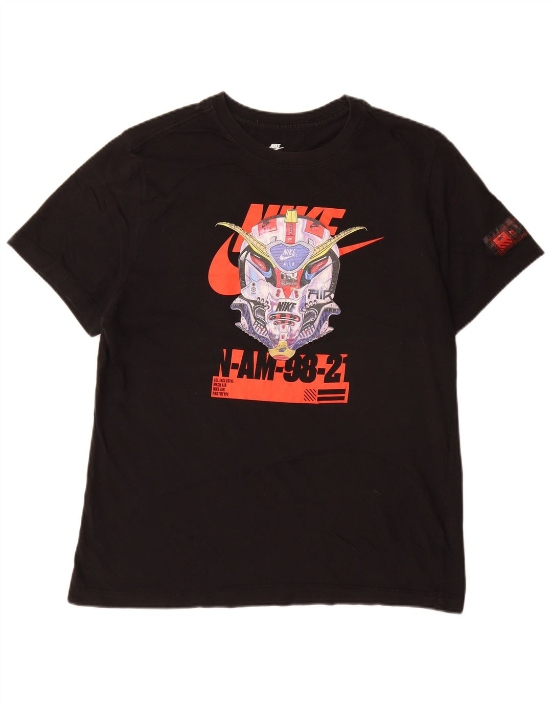 Tricou grafic Nike pentru bărbați Top mare din bumbac negru