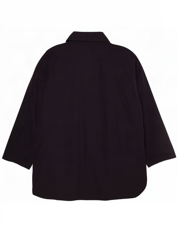 Poncho Vintage pentru femei UK 14 Medium Bleumarin