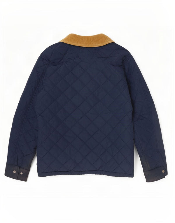 Crew Clothing Jachetă matlasată pentru bărbați UK 36 Poliester bleumarin mic