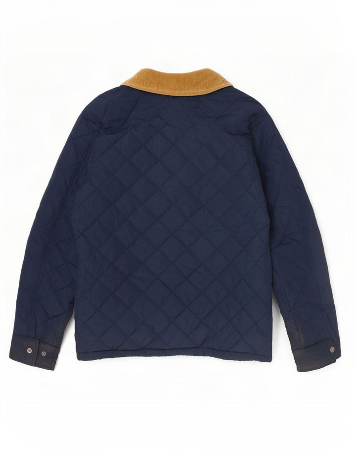 Crew Clothing Jachetă matlasată pentru bărbați UK 36 Poliester bleumarin mic