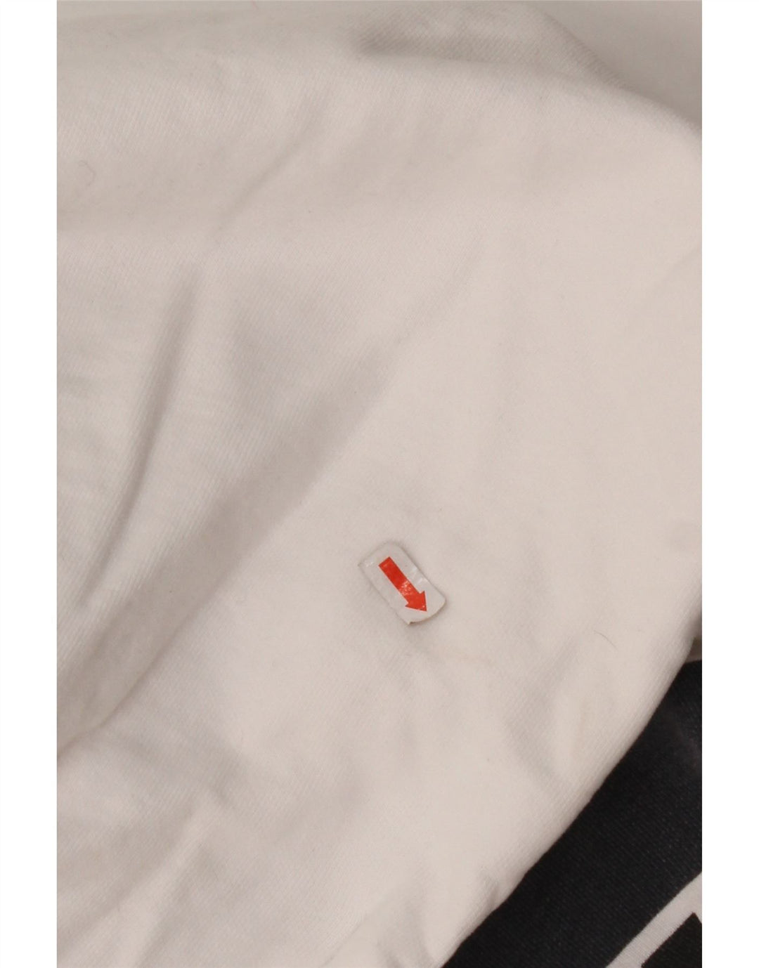 Pulover cu glugă cu grafică LEVI'S pentru femei UK 14 Bumbac alb mediu