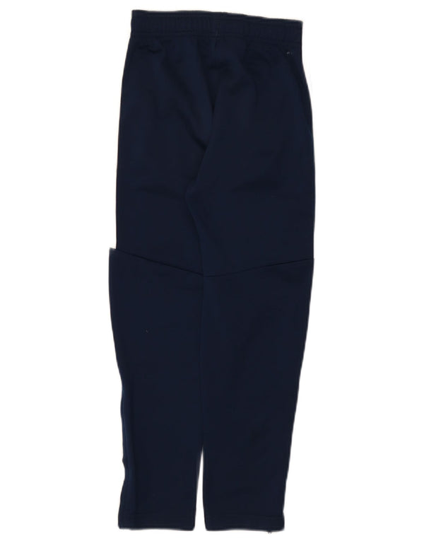 Pantaloni de trening Adidas baieti 7-8 ani poliester bleumarin