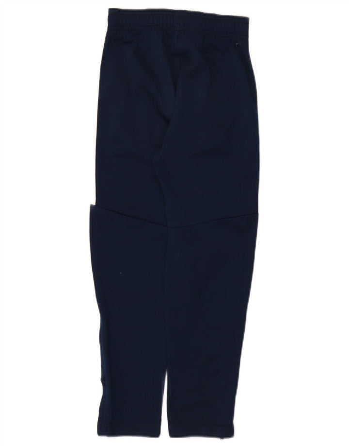 Pantaloni de trening Adidas baieti 7-8 ani poliester bleumarin
