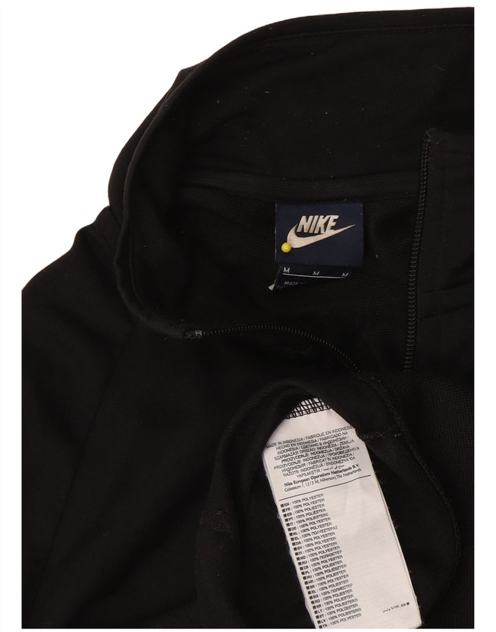 Jachetă de top pentru trening Nike pentru femei UK 14 Medium Black Colorblock Poliester