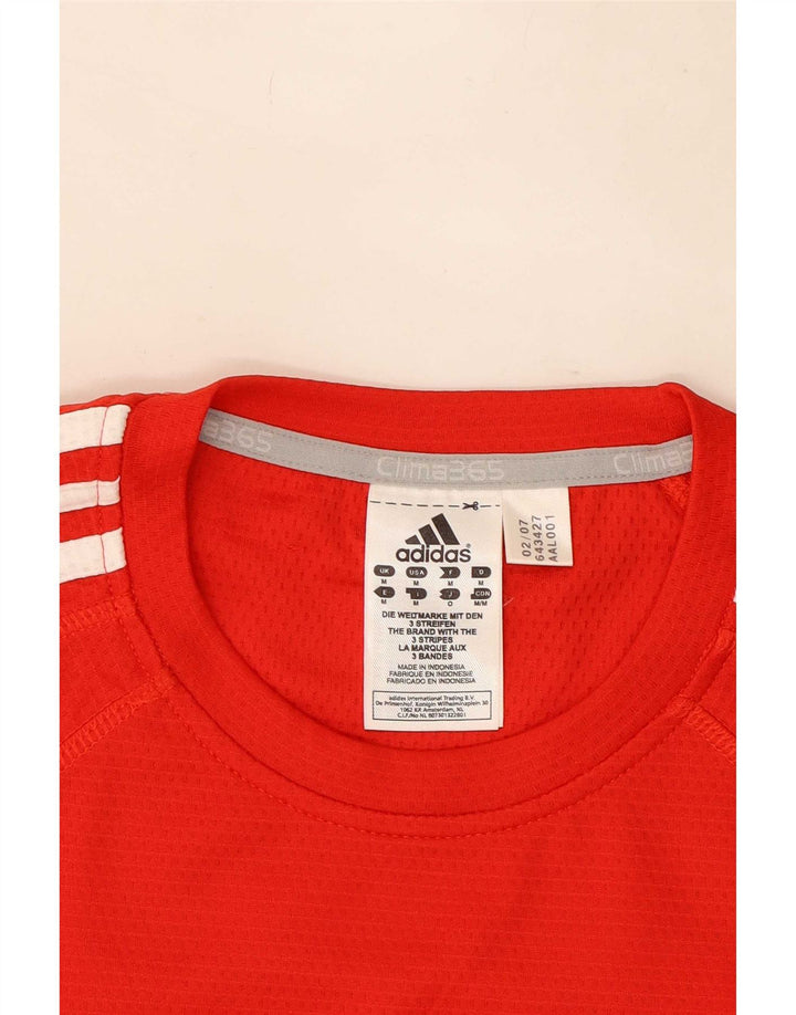 Tricou cu grafic Kruger Adidas pentru bărbați Top Medium Red Poliester