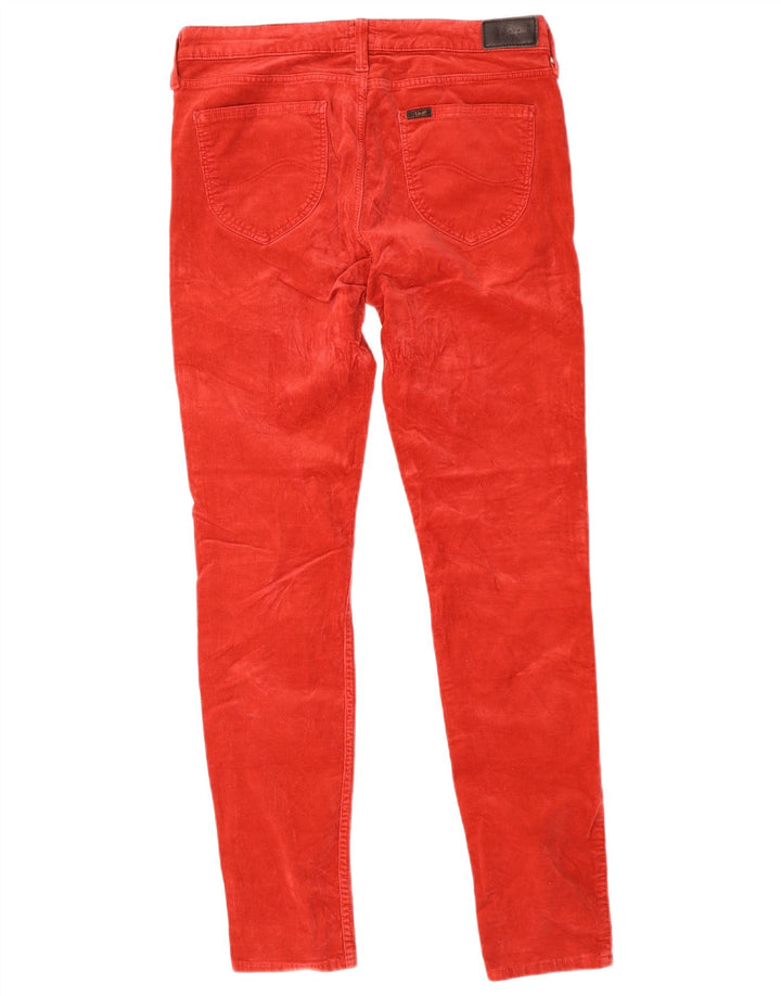 Pantaloni LEE pentru femei Scarlett Skinny velur L31 L33 bumbac roșu