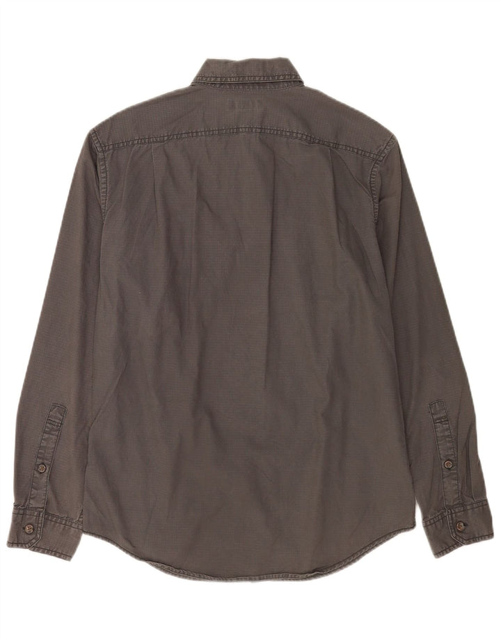 Cămașă pentru bărbați Eddie Bauer Classic Fit Bumbac gri mic