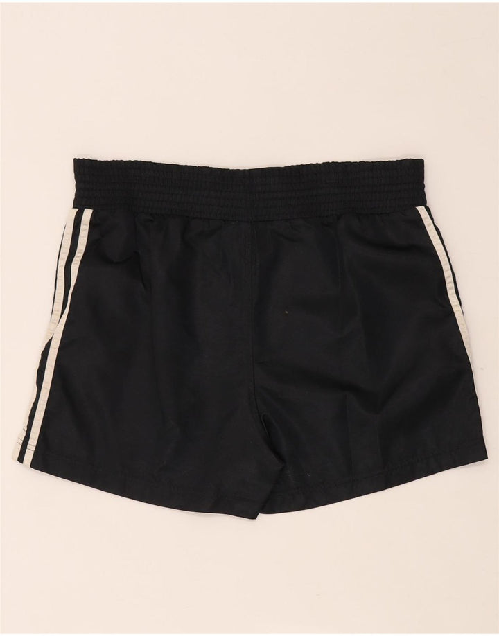 Pantaloni scurți sport Adidas pentru femei UK 10 Small Negru Poliamidă