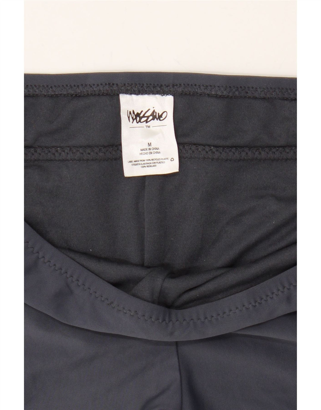 MOSSIMO Womens Sport Shorts UK 14 Medium Navy Blue Colourblock Nylon Vintage Mossimo and Second-Hand Mossimo from Messina Hembry 
