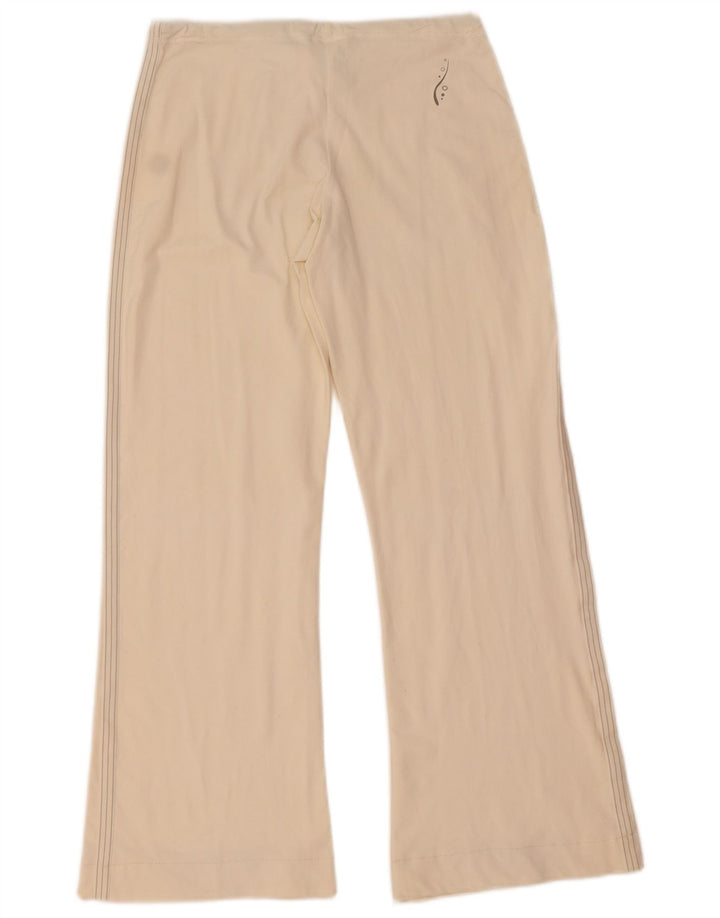 Pantaloni de trening pentru femei Champion Flare UK 12 Poliamidă alb mediu mediu