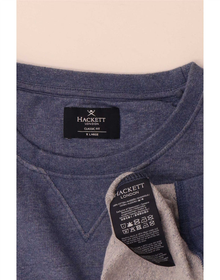 Hanorac Hackett pentru bărbați Jumper XL Bumbac Albastru