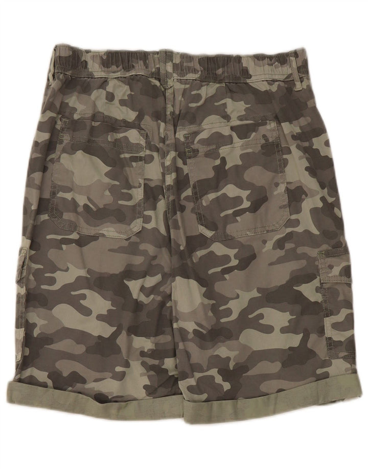 Marks & Spencer Pantaloni scurti cargo cu talie înaltă pentru femei UK 12 Medium W30 Khaki