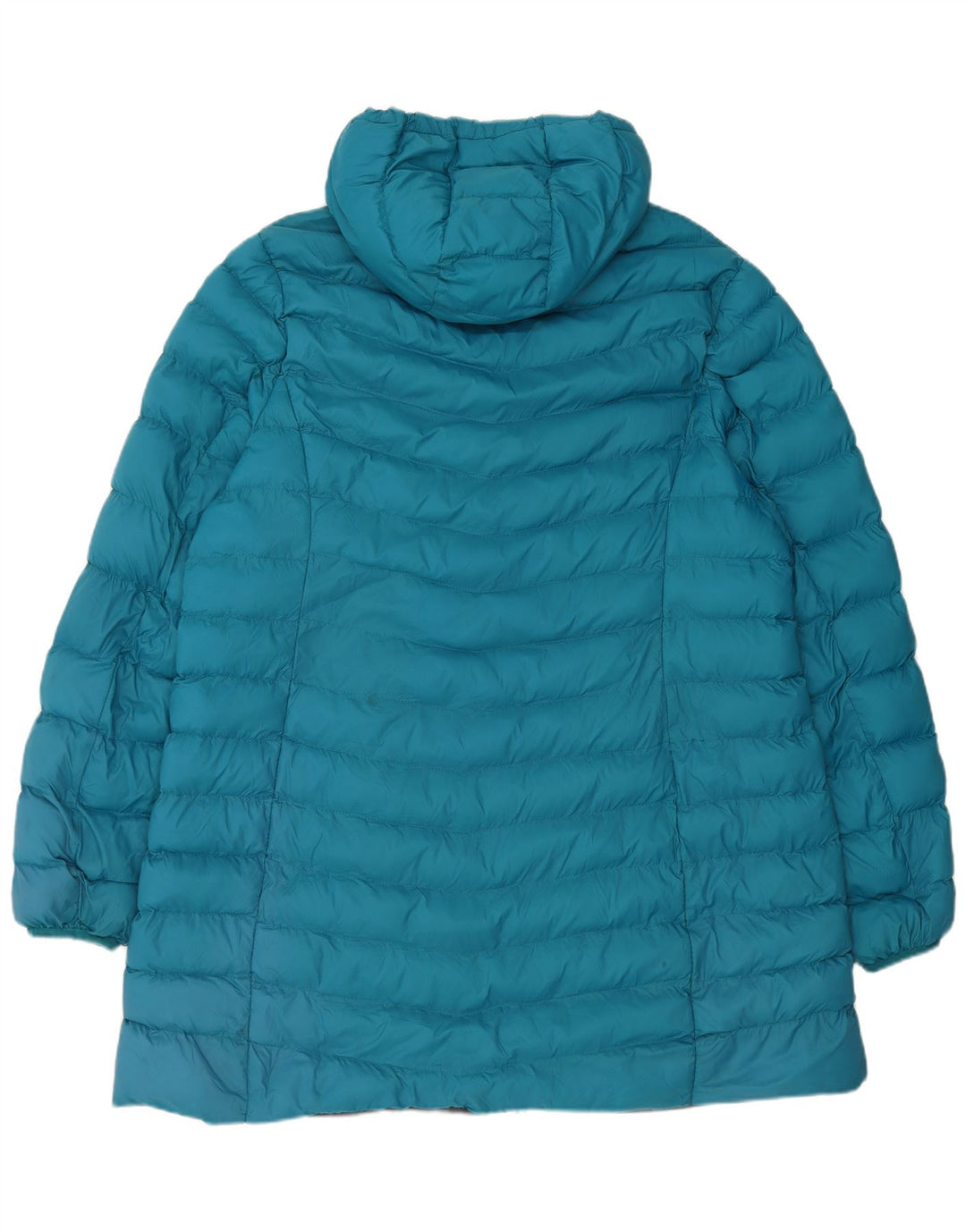 Manton căptușit cu glugă pentru femei Mountain Warehouse UK 20 2XL, poliester albastru