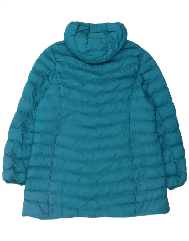 Manton căptușit cu glugă pentru femei Mountain Warehouse UK 20 2XL, poliester albastru
