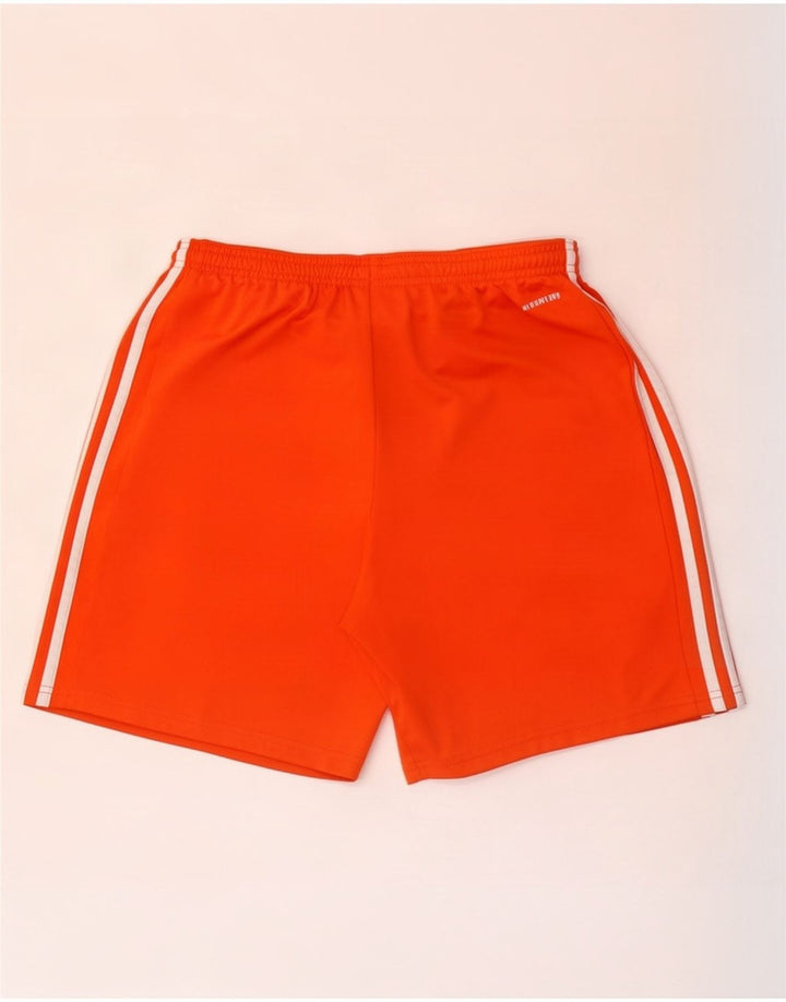 Pantaloni scurți sport Aeroready Adidas pentru bărbați, poliester portocaliu mare
