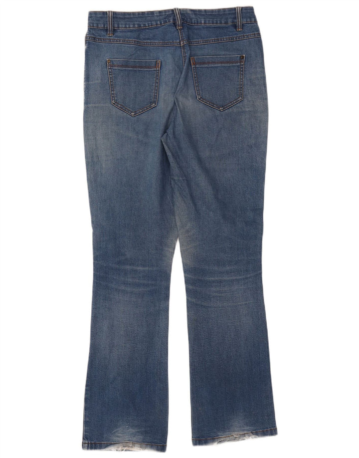 Blugi bootcut pentru femei M&Co UK 10 Small W32 L31 Blue Bumbac