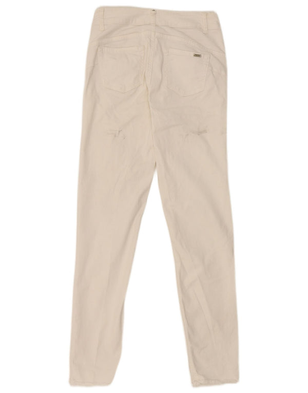 Blugi skinny de dama Liu Jo W25 L27 bumbac alb