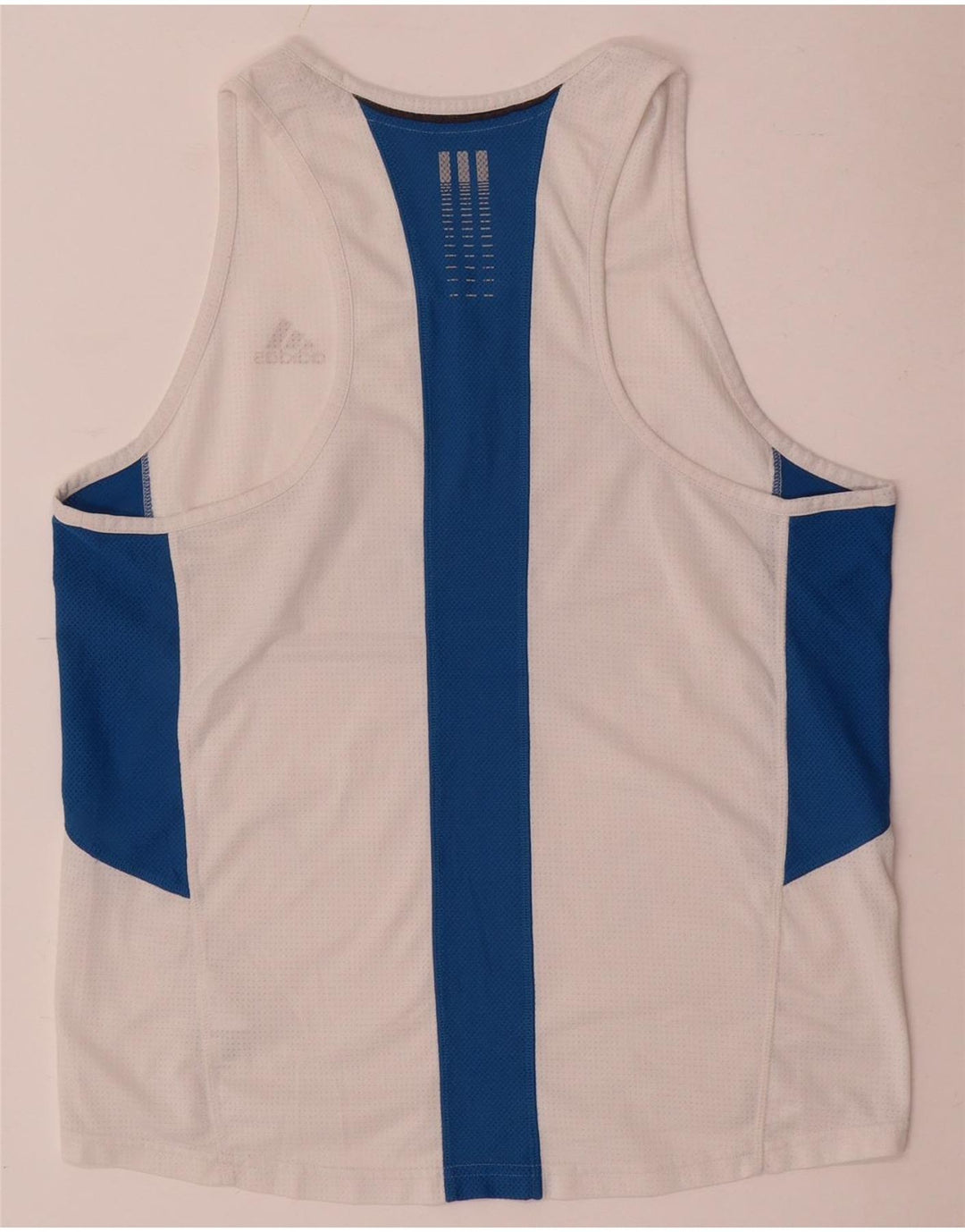 Vest Top Climacool pentru bărbați Adidas, mare, alb, poliester color bloc
