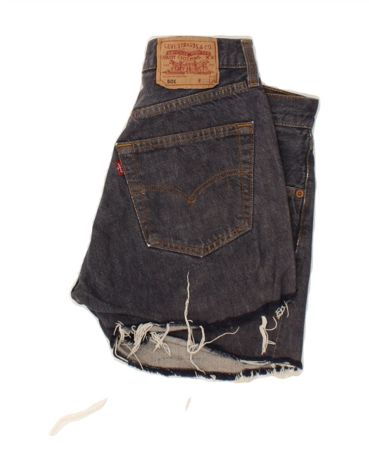 LEVI'S Womens 501 Denim Shorts W31 Medium Blue Cotton Vintage Levi's and Second-Hand Levi's from Messina Hembry 