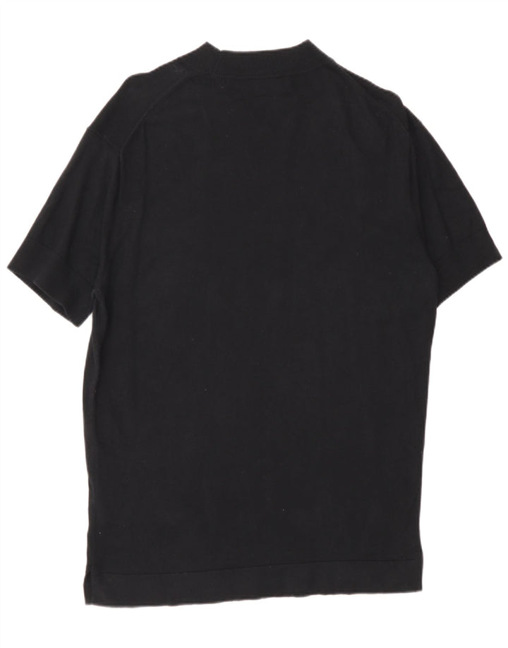 Tricou pentru bărbați Zara Top XL Bumbac negru