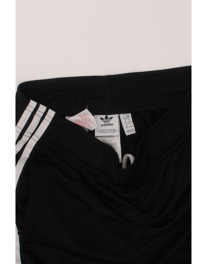 ADIDAS Boys Tracksuit Trousers Joggers 11-12 Years Medium  Black Polyester Vintage Adidas and Second-Hand Adidas from Messina Hembry 