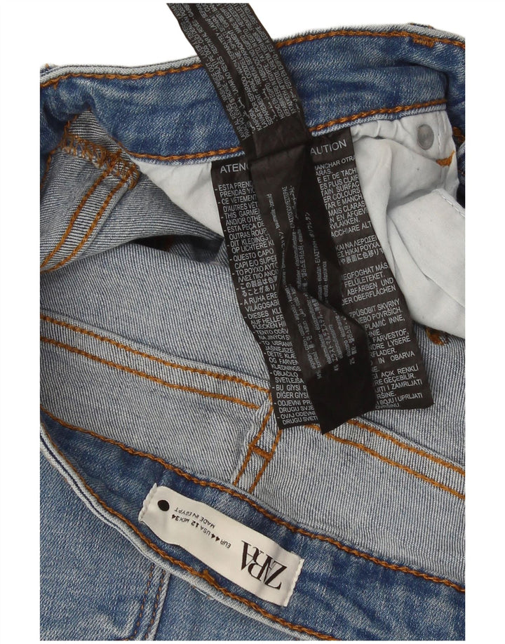 Blugi evazați pentru femei Zara EU 44 XL W34 L31 Bumbac albastru