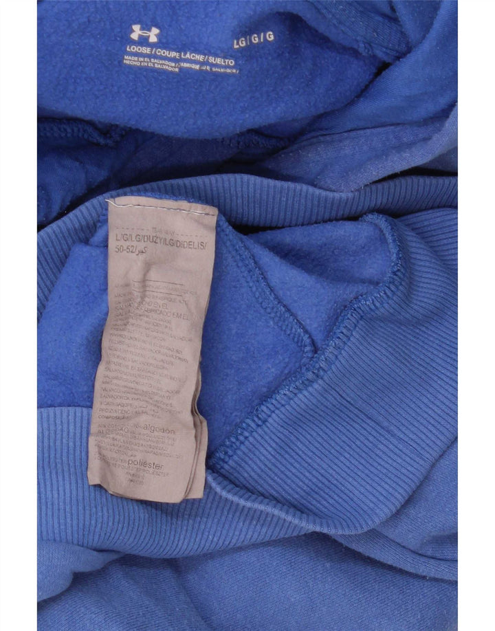 Pulover Under Armour pentru bărbați, mare, albastru, bumbac