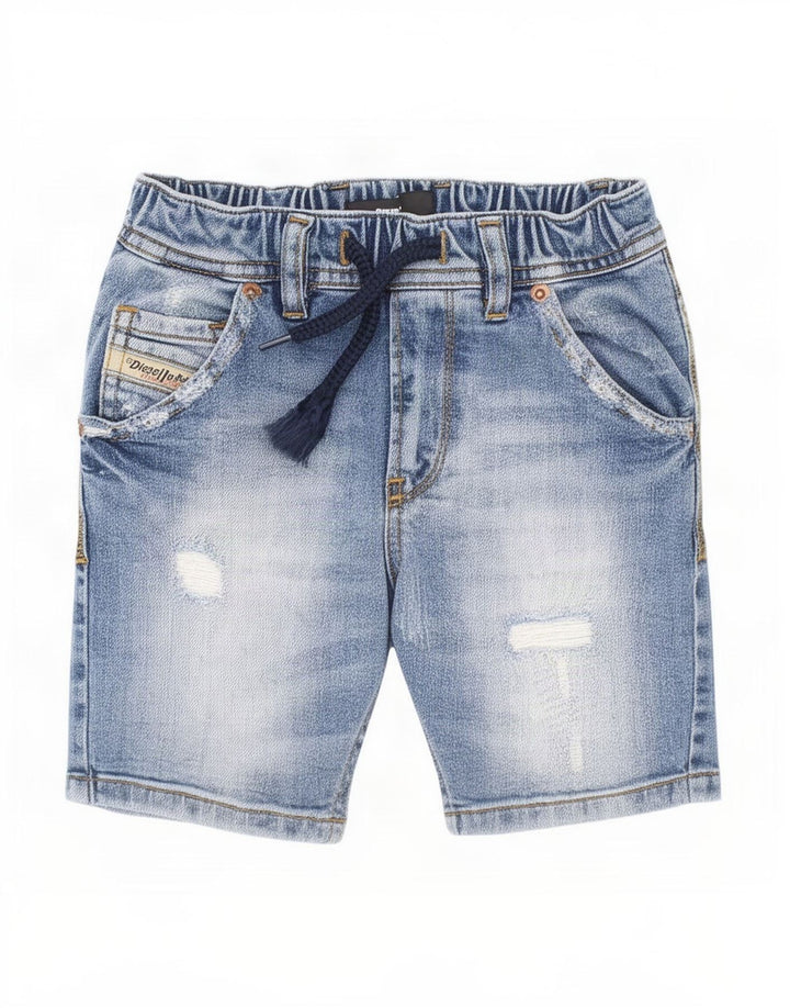 Pantaloni scurți din Denim Distressed Băieți Diesel 3-4 Ani W20 Bumbac Albastru