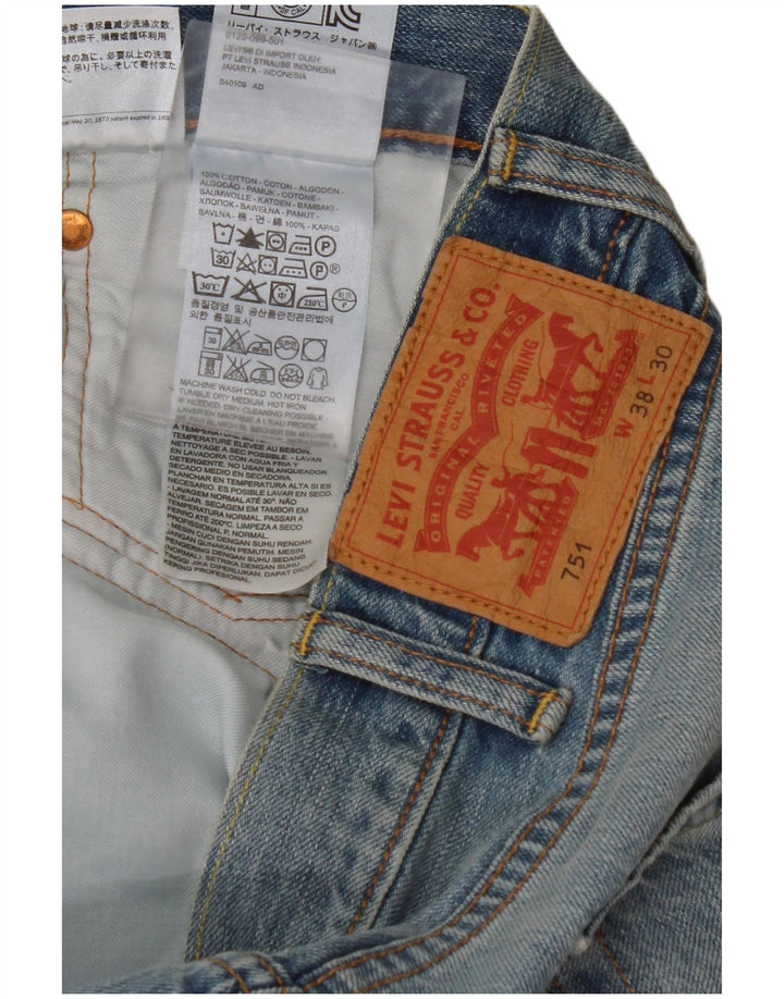 Blugi drepti 751 Crop LEVI'S W38 L26 Bumbac albastru