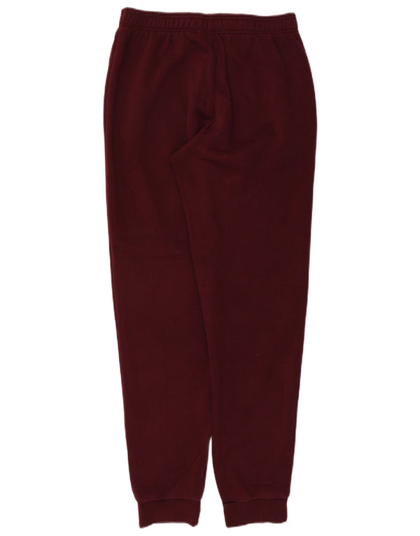 Adidas Mens Tracksuit Trousers Joggers Medium/Large Burgundy Cotton