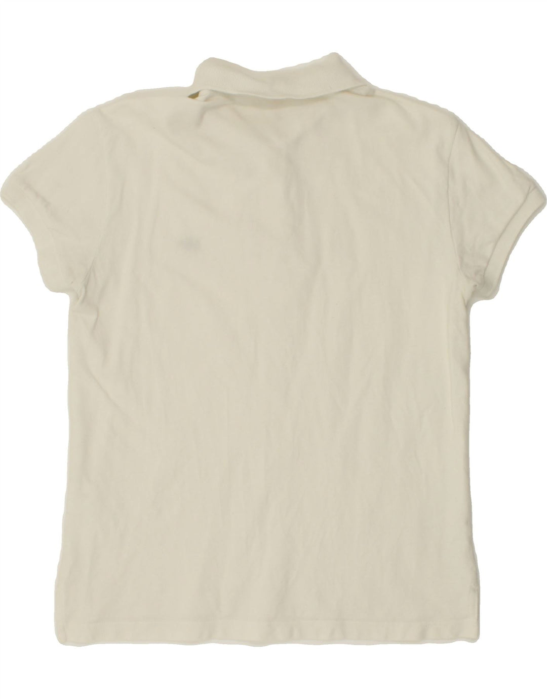 MELTIN' POT Mens Polo Shirt Small Beige Cotton Vintage Meltin' Pot and Second-Hand Meltin' Pot from Messina Hembry 