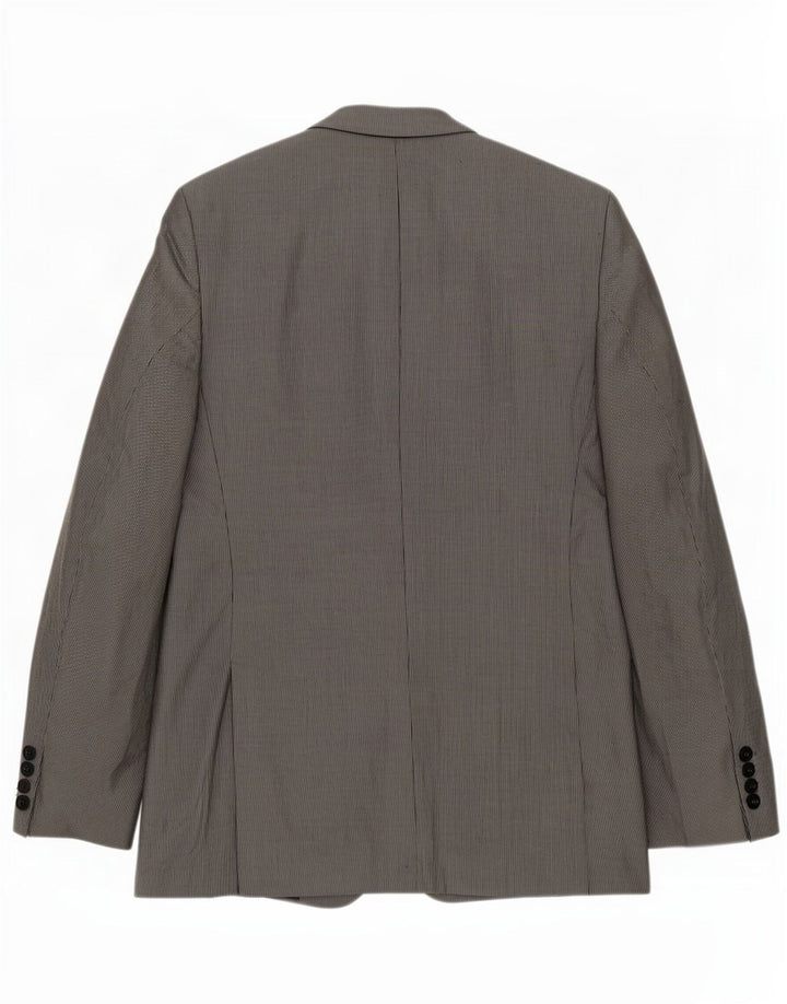 Blazer pentru bărbați Zara cu 2 nasturi EU 52, mare, gri cu dungi