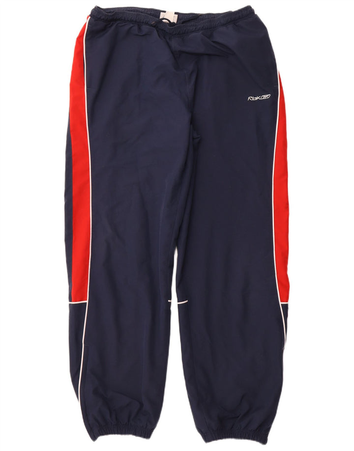 Pantaloni de trening grafic pentru bărbați REEBOK Pantaloni de jogging XL bleumarin, color block