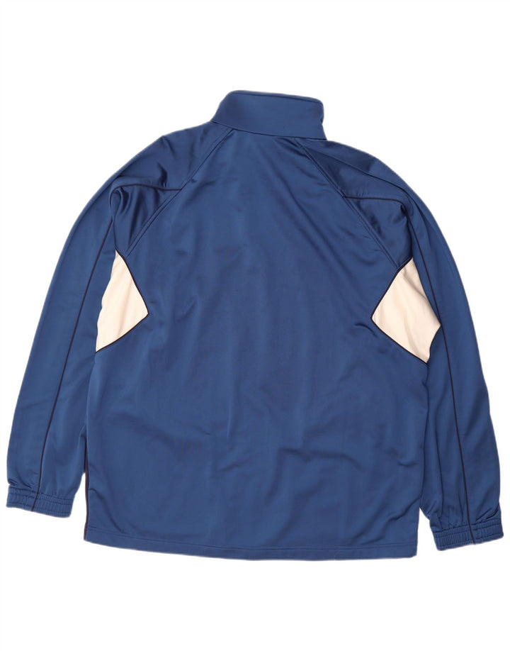 Jachetă de trening pentru bărbați Diadora, 2XL, poliester color block, albastru