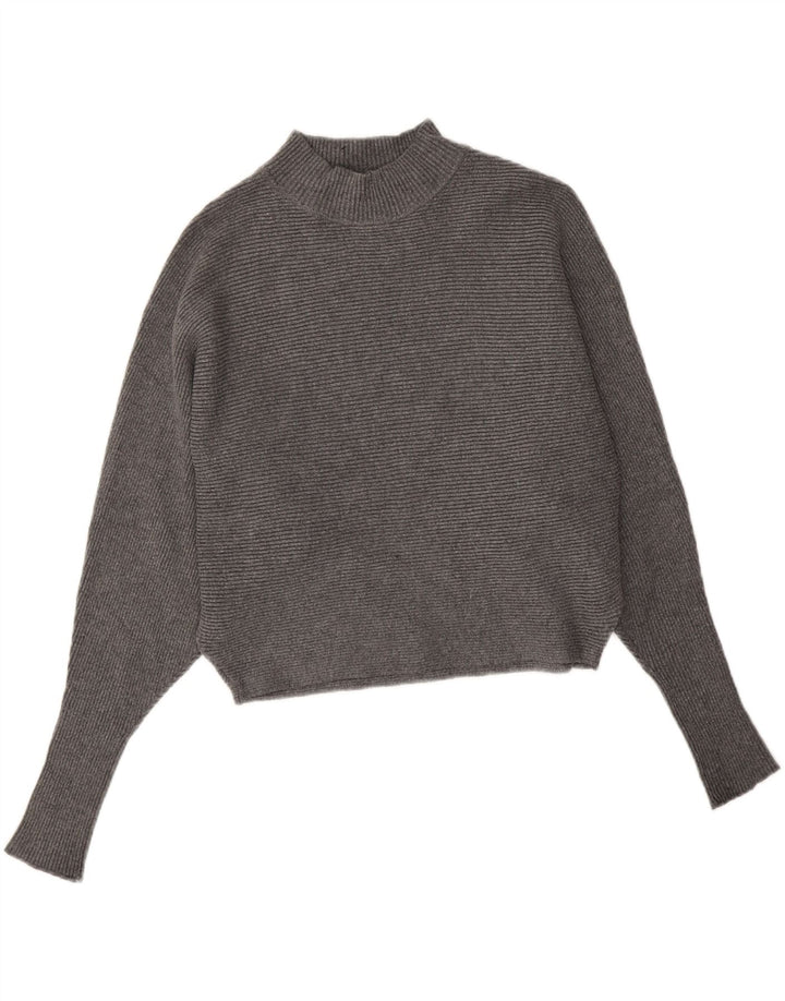 Pulover oversize cu gât țestoasă pentru femei Zara UK 10 Mic Gri