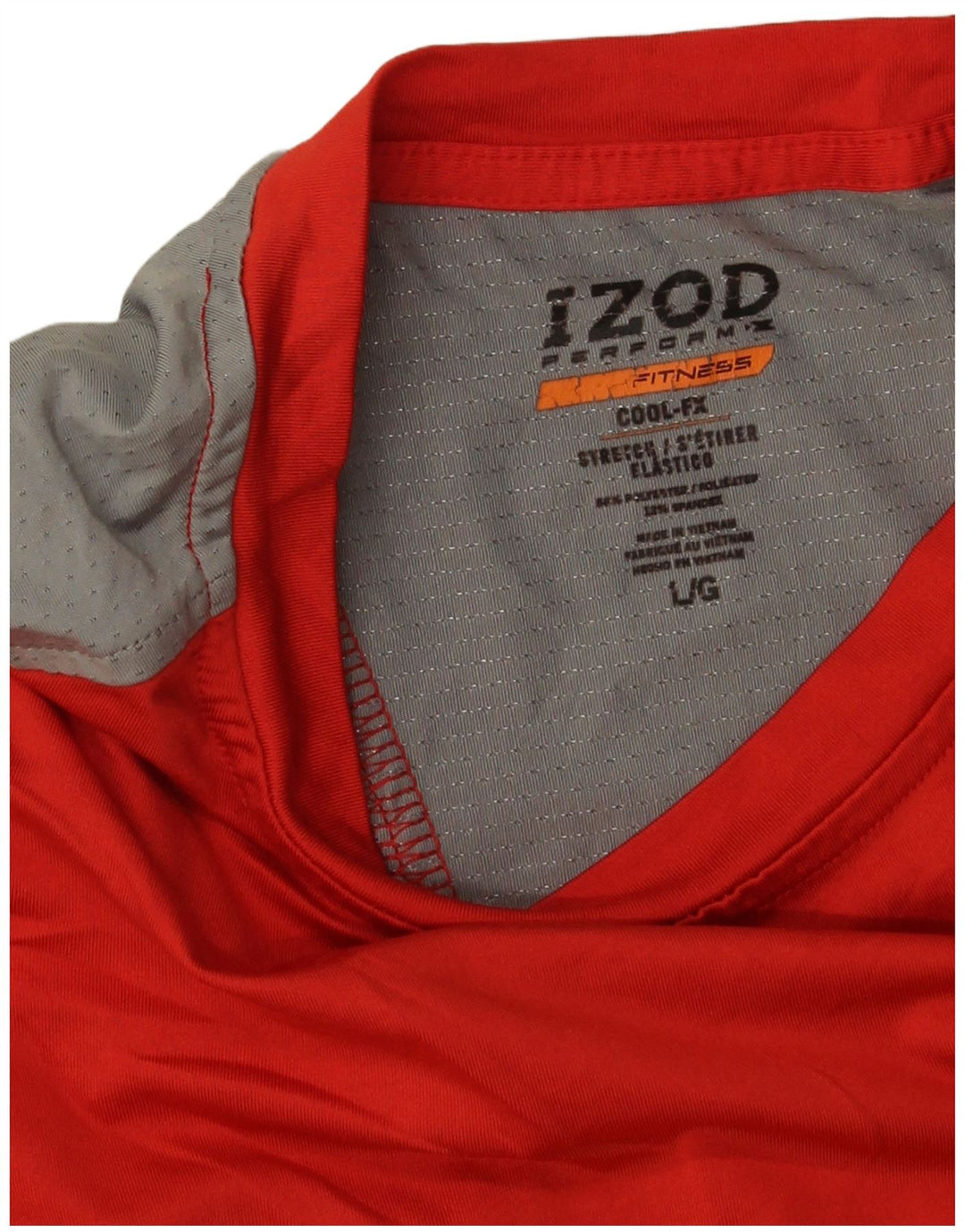 Tricou pentru bărbați IZOD Top mare roșu Colorblock