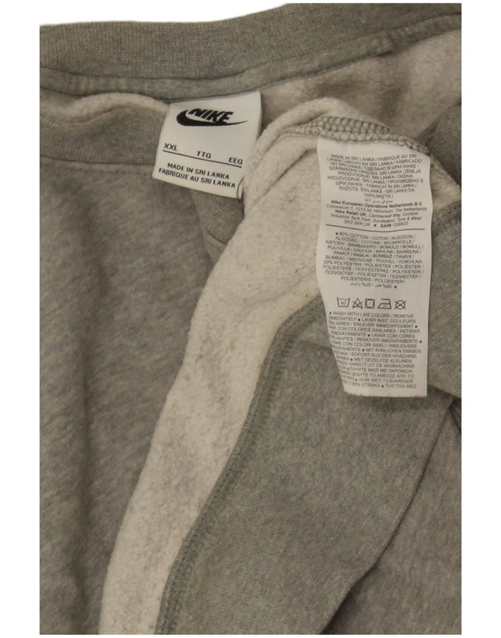 Pulover Nike pentru bărbați, 2XL, bumbac cu pete gri