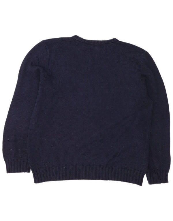 Pulover Polo Ralph Lauren pentru bărbați, cu gât crew, bumbac mediu albastru bleumarin