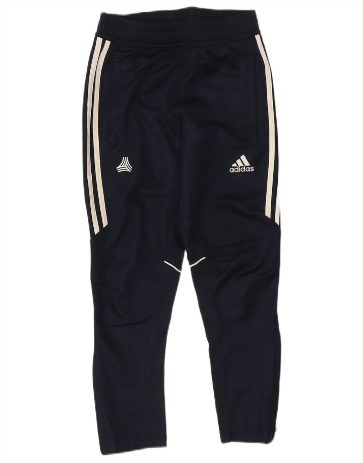 Pantaloni de trening Adidas Climacool pentru baieti 7-8 ani poliester bleumarin