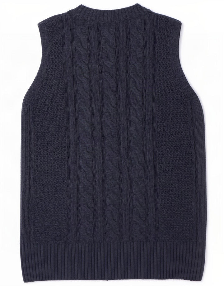 Marks & Spencer Womens Vest Tank Top UK 10 Small Bleumarin Poliester
