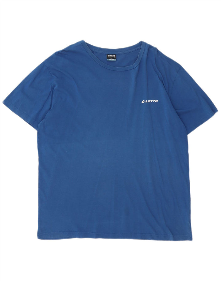 Tricou Bărbați Lotto Top 2XL Bumbac Albastru